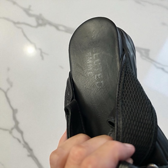 NWT SELECTED FEMME Nollie Chunky Sandals Leather Platform Black 40 US 9 - Picture 8 of 14